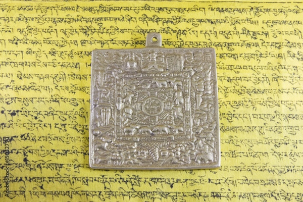 Obraz Tibetan metal plate