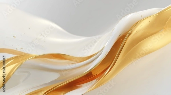 Obraz Streams of milk and honey, Bible story.