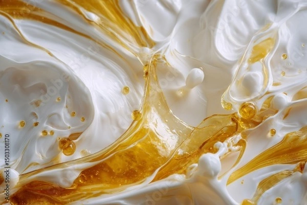 Obraz Streams of milk and honey, Bible story.
