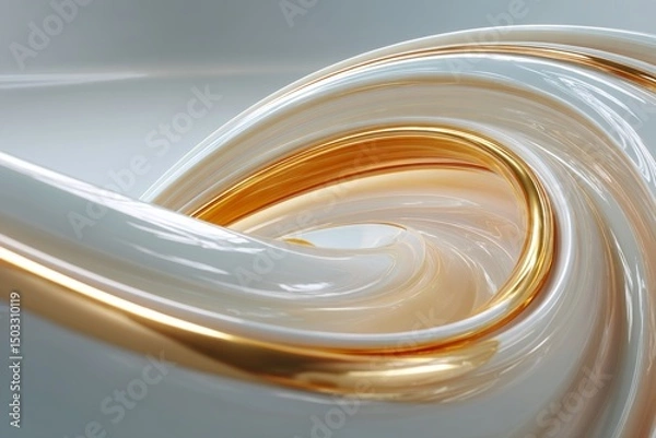 Obraz Streams of milk and honey, Bible story.