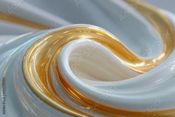 Obraz Streams of milk and honey, Bible story.