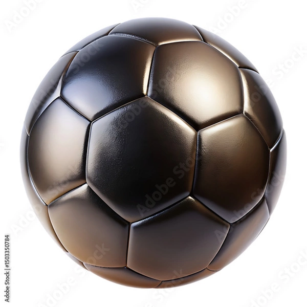 Obraz Metallic Soccer Ball: Image