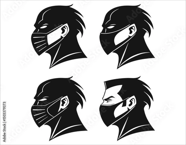 Fototapeta Super Style Mask Vector Graphics Pack