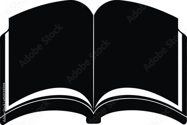 Fototapeta open book vector illustration
