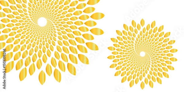 Obraz Traditional Mandala  ottoman clean and Flower of life pattern logo design inspiration with white background. creating a modern technology background. minimalist texture. Vector. Illustration.