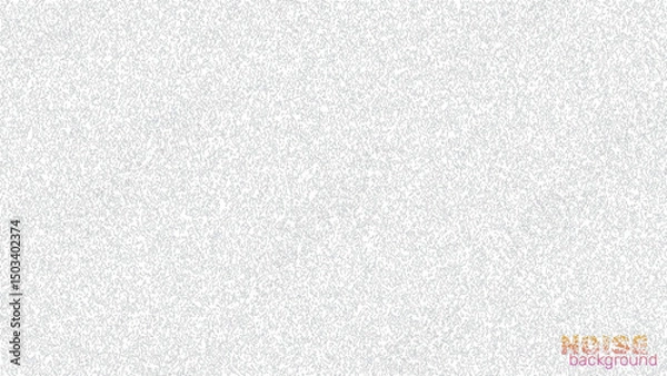 Obraz Noise Pixel Texture Vector. Grain Layer with Random Gradient Grey Pixel Dots. Grunde Textured Overlay. Abstract Distress Silver Dirt Glitter. Grunge Paper Grainy Sand Effect. Rough Old Halftone Design