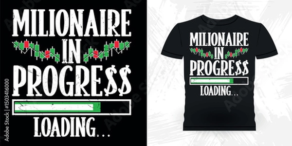 Obraz Funny Trader Investor Trading T-shirt Design
