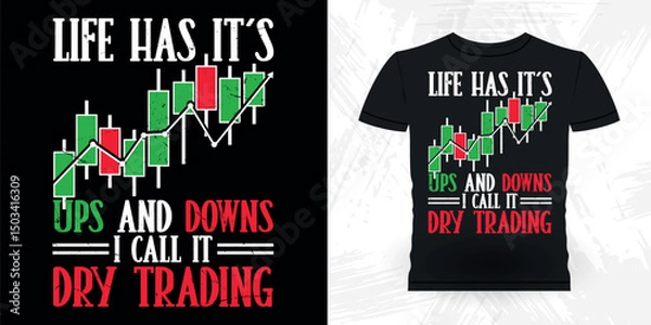 Obraz Funny Trader Investor Trading T-shirt Design