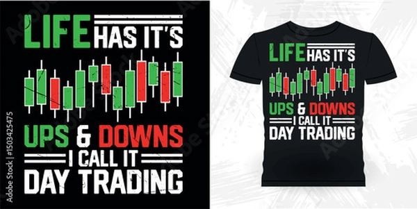 Obraz Funny Trader Investor Trading T-shirt Design 