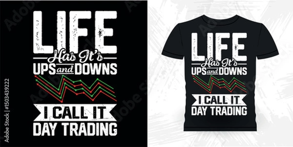 Obraz Funny Trader Investor Trading T-shirt Design 