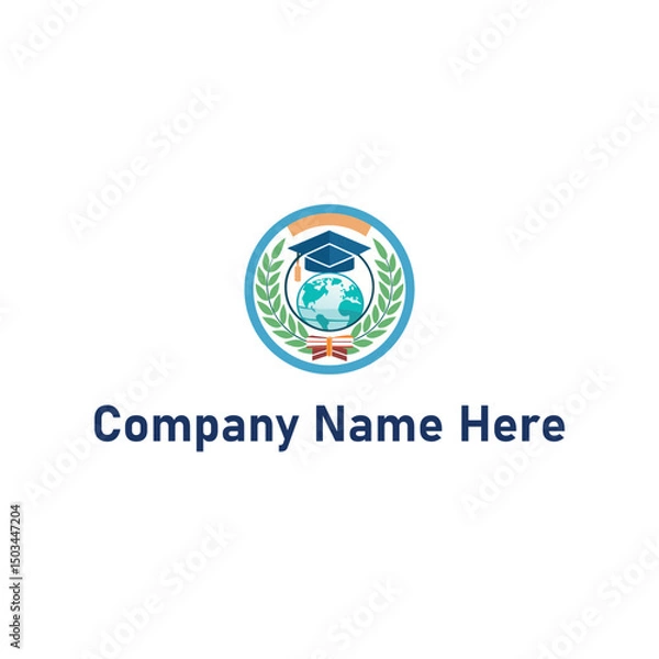 Fototapeta Global Education Logo