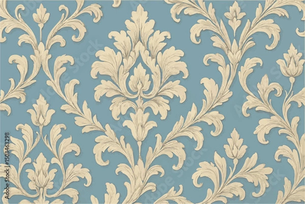 Obraz Vintage Baroque Floral Seamless Pattern