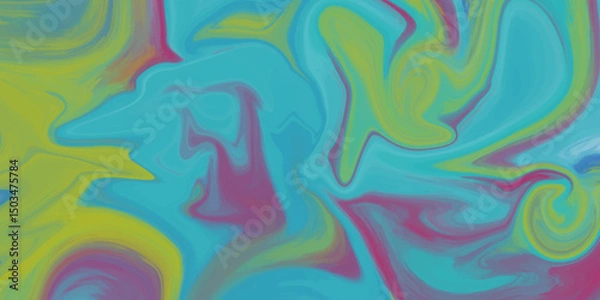 Fototapeta abstract art digital creation colorful marble pattern in pastel colors.