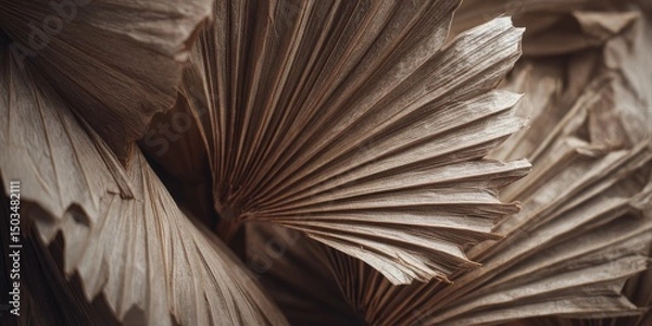 Fototapeta Dried Palm Frond Texture