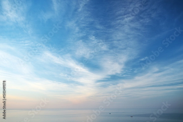 Obraz Sky background on sunset. Nature abstract composition