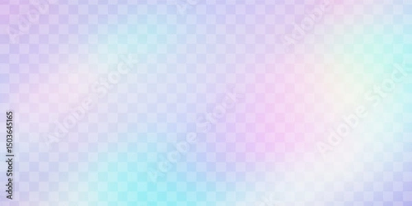 Obraz Abstract cirrus clouds. Light blue, pink color vector banner. Pastel gradient sky pattern. Blurred light fuzz colorful gradient background. Pastel smooth mesh shapes. Vector soft horizontal backdrop