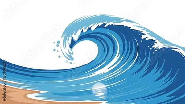 Obraz water wave background