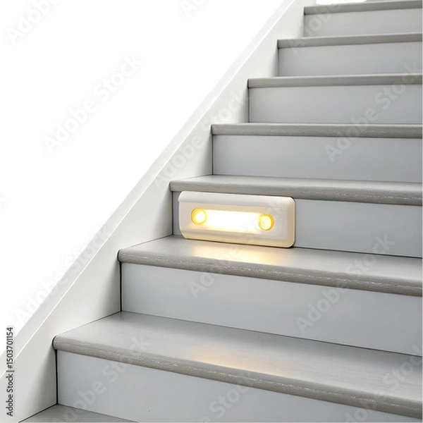 Obraz motion activated stair light with warm white LEDs
