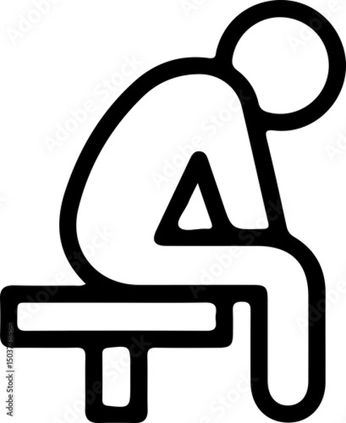 Obraz Depression icon