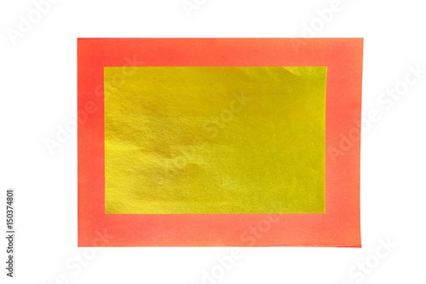 Fototapeta Golden and red paper background, graphic creative abstract.Chinese gold paper use for make sacrifice to gods.Joss Paper Chinese Tradition for Passed Away Ancestor's spirits