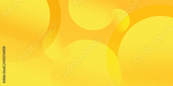 Fototapeta Abstract Fluid yellow gradient shapes composition. for presentation design. Vermilion base for website, print, base for banners, wallpapers, business cards, brochure, banner, calendar, graphic