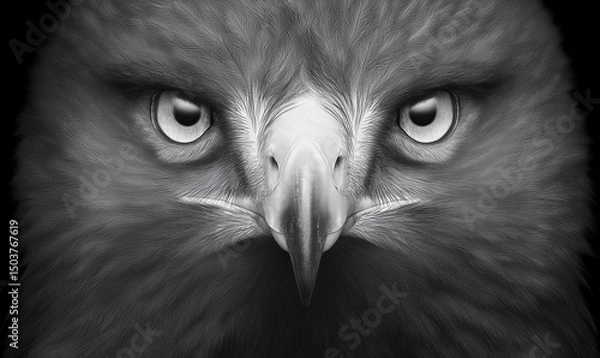 Obraz close up of an eagle eye,portrait of an eagle
