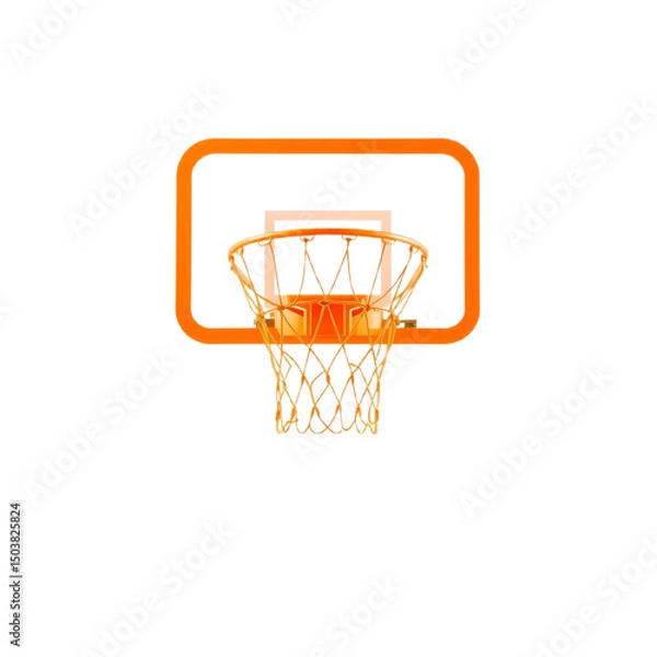 Obraz basketball hoop with transparent background PNG and JPEG image
