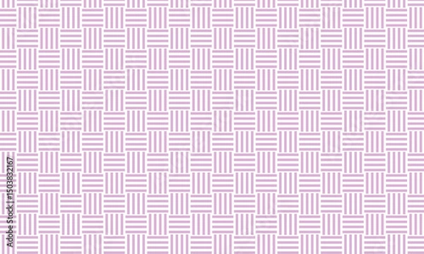 Fototapeta ピンク色の詰まった四崩しのパターン模様