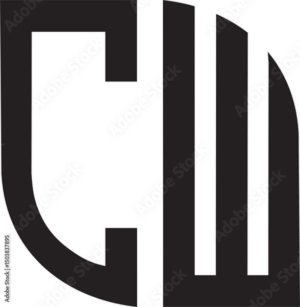 Fototapeta CW Leaf logo.eps