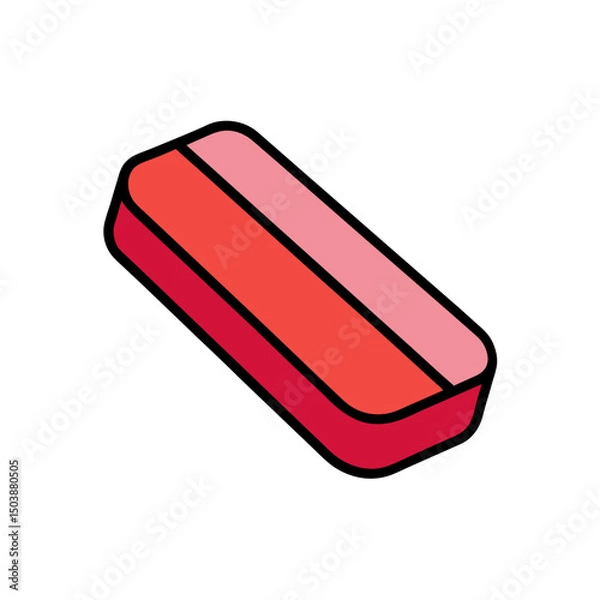 Obraz Cartoon Eraser Doodle Clipart