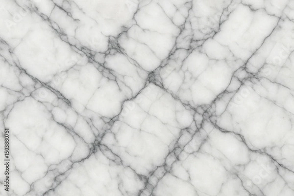 Fototapeta High Resolution Seamless Of Classic Texture White Carrara Marble With Fine Gray Veins Clean And Polished Finish Top Down View 02