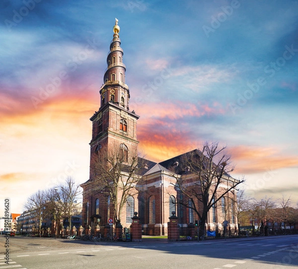 Obraz Church of Our Saviour in Copenhagen, Denmark, Vor Frelsers Kirke