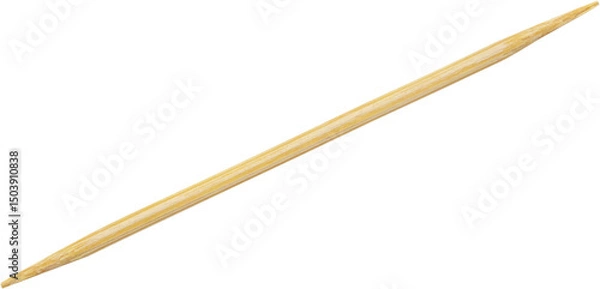 Obraz Wooden toothpicks isolated on white background