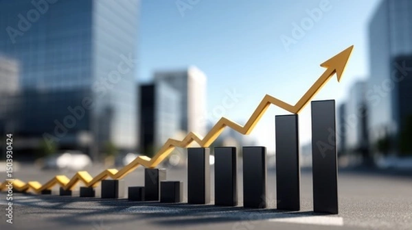 Obraz Wealth compounding strategies icon concept for maximizing long-term returns in investment and financial planning