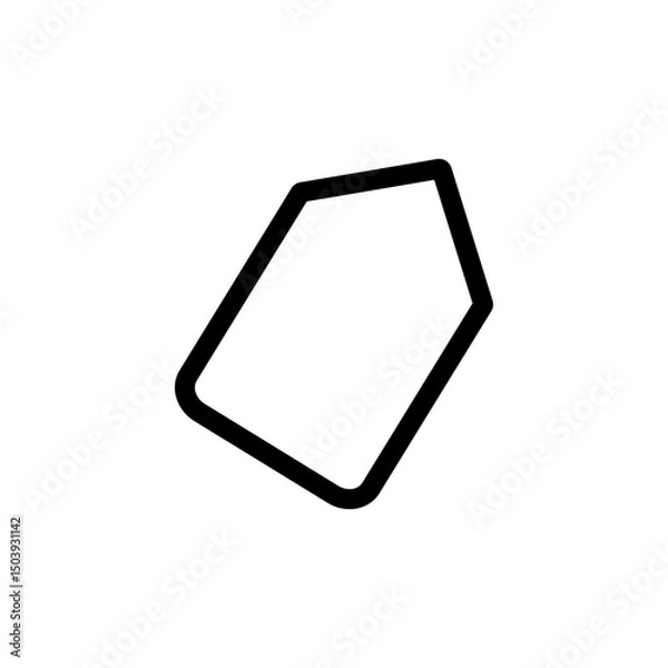 Fototapeta Tag mark icon