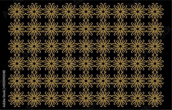 Fototapeta ornamen gold.eps