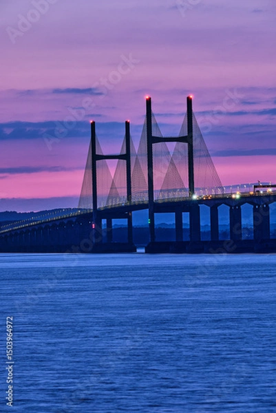 Obraz Second Severn Crossing Dusk