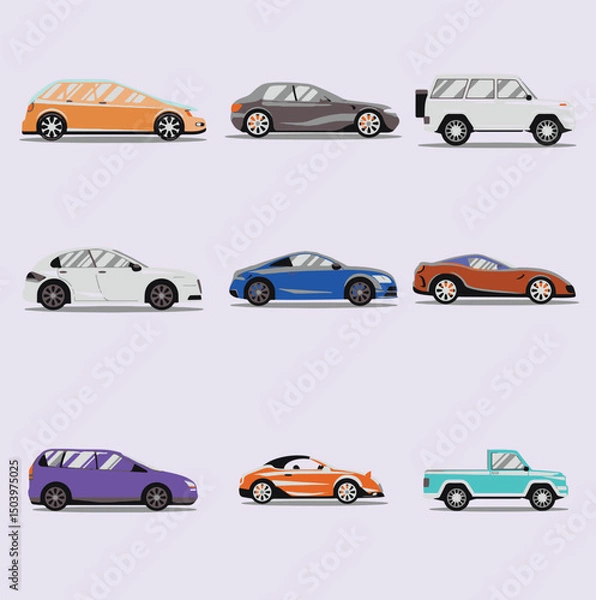 Obraz car vector