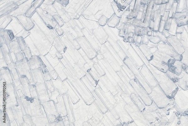 Obraz Crystals structure