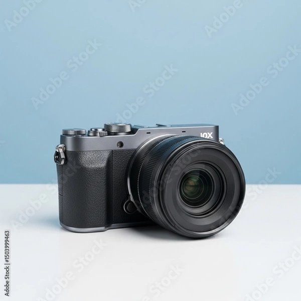 Fototapeta Camara de fotos mirrorless