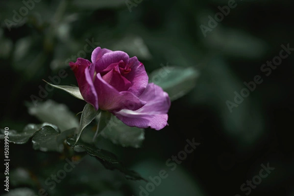 Obraz 柔らかい光の薔薇の花