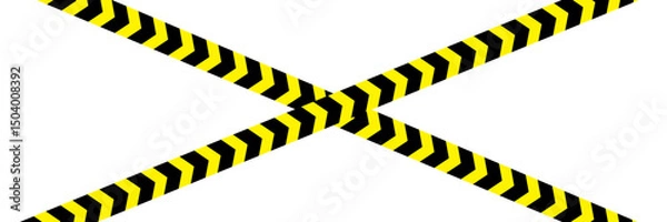 Fototapeta security yellow black danger police line, Safety danger signs. Warn Caution backgrounds warning ribbons. construction banner traffic sign do not cross vector illustration eps 10.