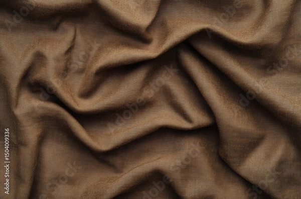 Fototapeta Light mocha brown dobby cotton texture background