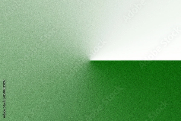Obraz Abstract background with a soft green grain gradient color. Soft green gradient background with noise effect for a rough, textured surface. For making banner, projects poster, presentation background