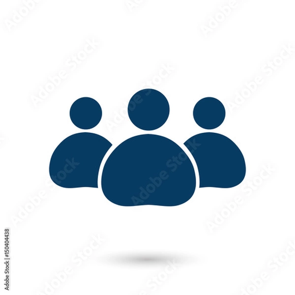 Fototapeta Team work  icon. Office workers and business team.