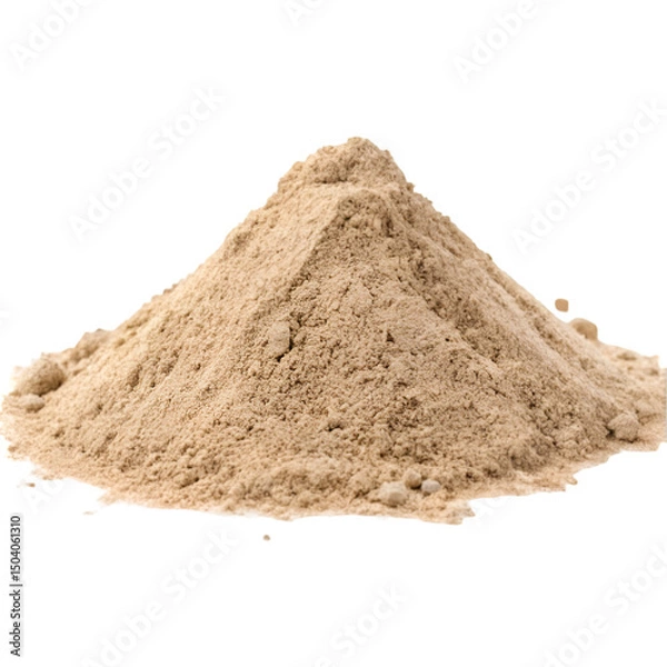 Fototapeta Pile of sand isolated on transparent background