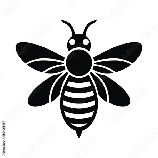 Obraz bee vector illustration