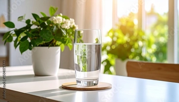 Obraz コップの水