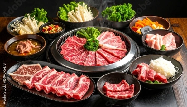 Obraz 焼肉パーティー