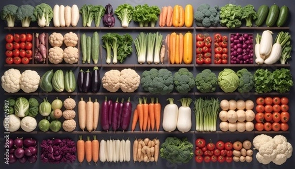 Obraz 沢山の野菜